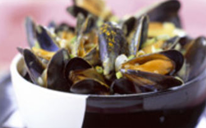 Целина с миди (Céleri aux moules)