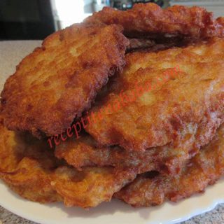 Шницели с кайма и картофи по стара рецепта