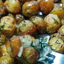 Картофки с много чесън и копър