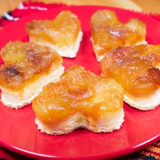 Обърнат сладкиш с ябълки - лесен и вкусен