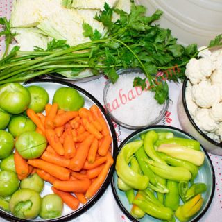 Смесена туршия в бидонче - хрупкава и вкусна